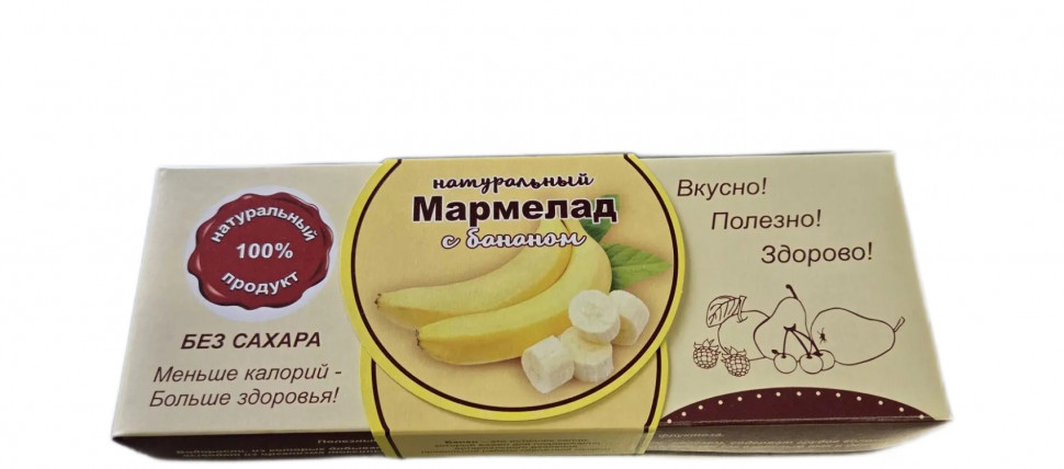  Мармелад натуральный "Банан" 140г  в Балахне