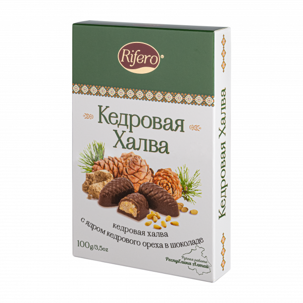 №1 Риф и ко Конфеты "Кедровая халва" 100г   в Балахне
