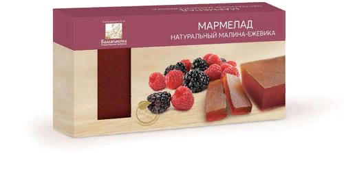  Мармелад пластовый 210г МАЛИНА-ЕЖЕВИКА в Балахне