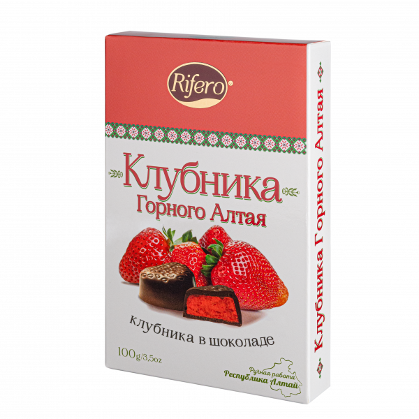 №1 Риф и ко Конфеты "КЛУБНИКА Горного Алтая" 100г        в Балахне