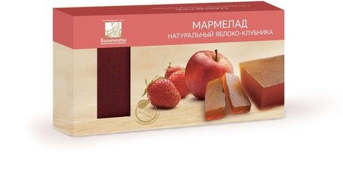 №2 Мармелад пластовый 210г Яблоко-Клубника в Балахне