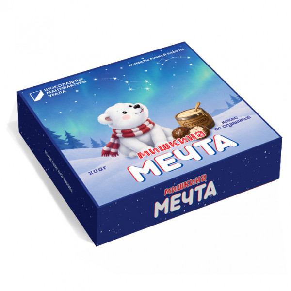 №1 Конфеты шоколадные "Мишкина Мечта" 200 гр   в Балахне